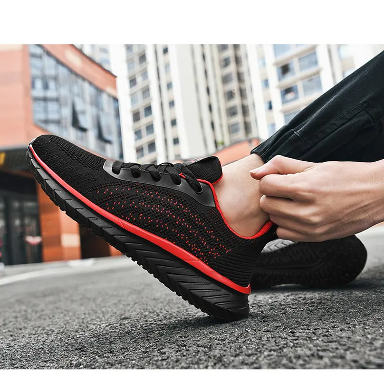 Fujian Supplier Popular Footwear Breathable Zapatillas Custom Shoes Men Sport Sneakers